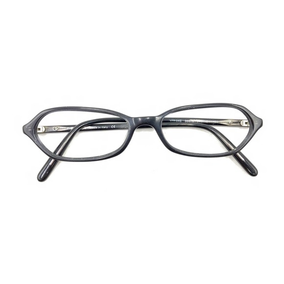 Prada VPR 04E 2AJ-1O1 Black Silver Eyeglasses Frames 50-18 135 Italy Designer - Picture 12 of 12